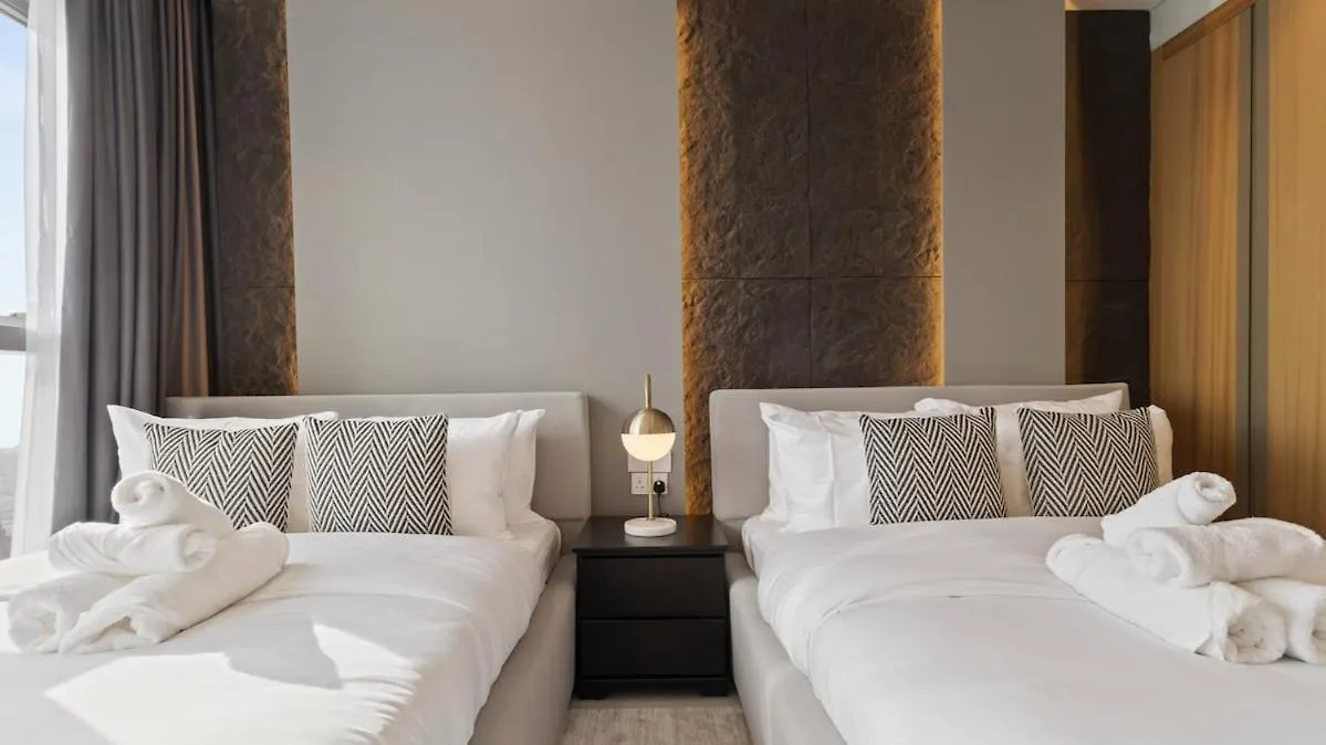 Stunning 1Br High Floor With Rooftop Infinity Pool Dubai Apartment