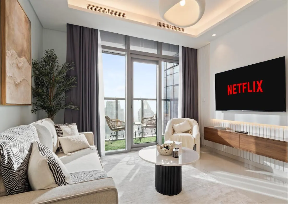 Stunning 1Br High Floor With Rooftop Infinity Pool Dubai