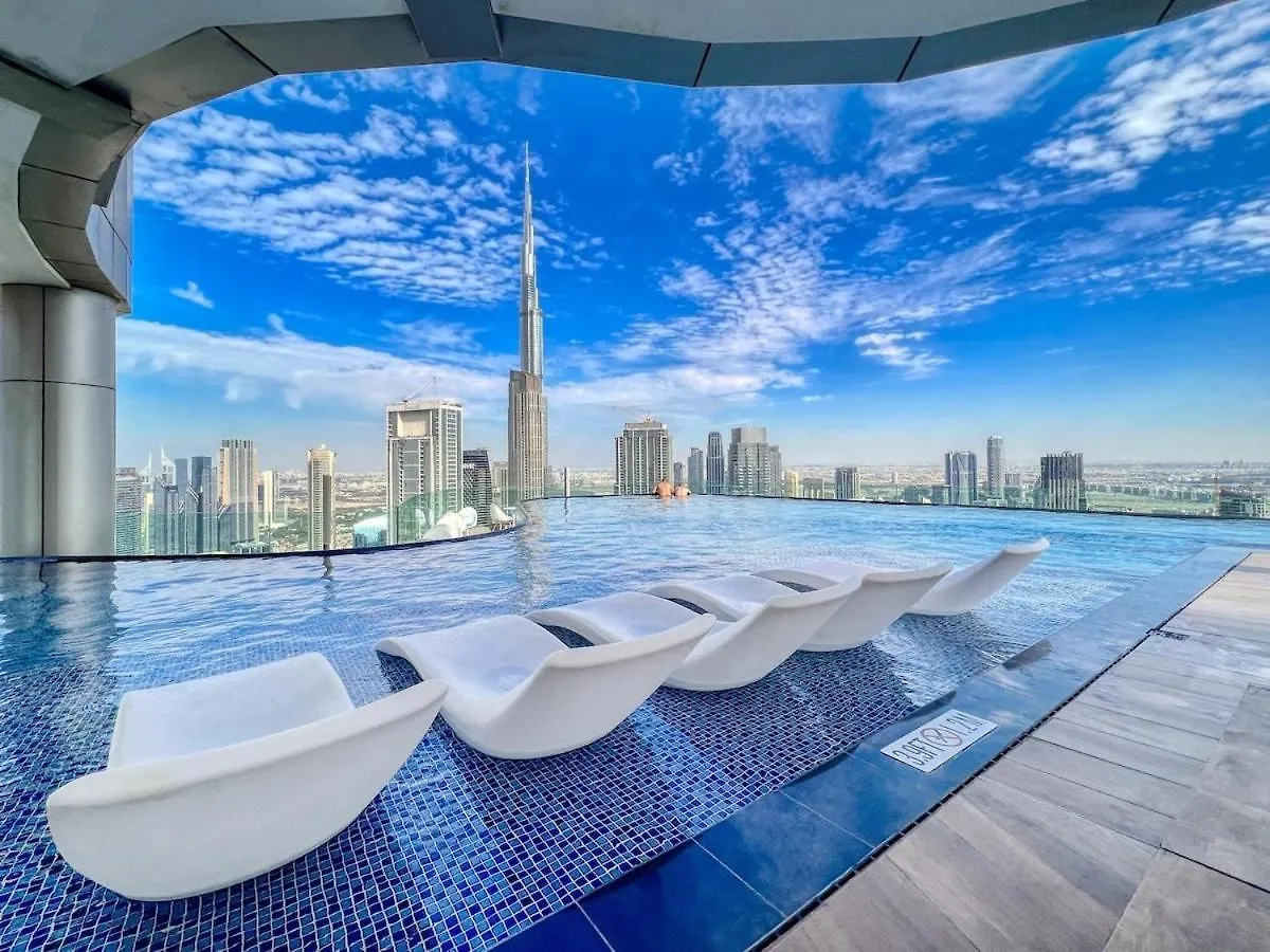 Stunning 1Br High Floor With Rooftop Infinity Pool Dubai