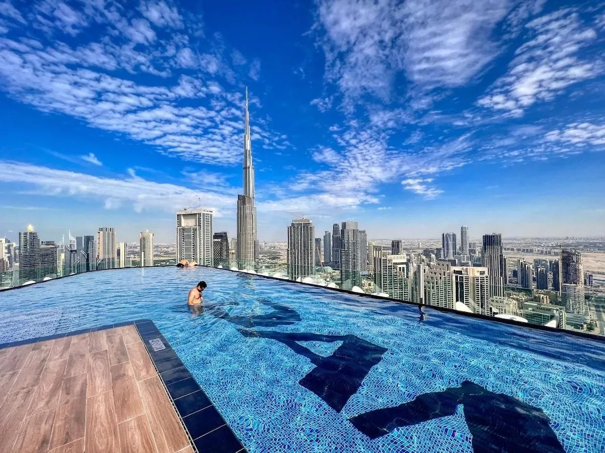 Stunning 1Br High Floor With Rooftop Infinity Pool Dubai